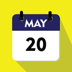 calendar with a date, calendar with a date, independence day calendar icon, new calendar, 20 may icon with yellow icon