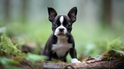 Boston Terrier Cute Dog 