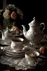 Fototapeta premium Celebrate the beauty and health benefits of tea. Embrace the rich history and traditions of tea culture from around the world
