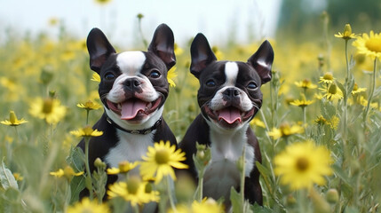 Boston Terrier Cute Dog 