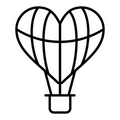 Hot Air Balloon Icon