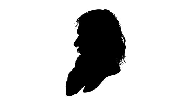 Grigori Rasputin silhouette