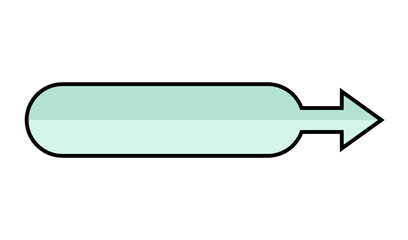 arrow infographic tab