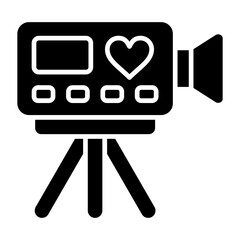 Fototapeta premium Wedding Video Icon