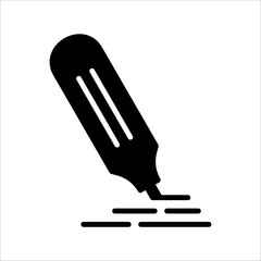 Solid vector icon for highlights which can be used various design projects.