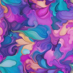 Ethereal Symphony: Seamless Abstract Pattern of Breathtaking Beauty