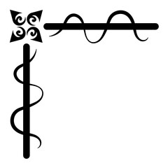 art border corner edge