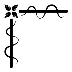 art border corner edge