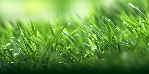 Grass close-up, generative AI