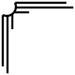 bold line corner edge