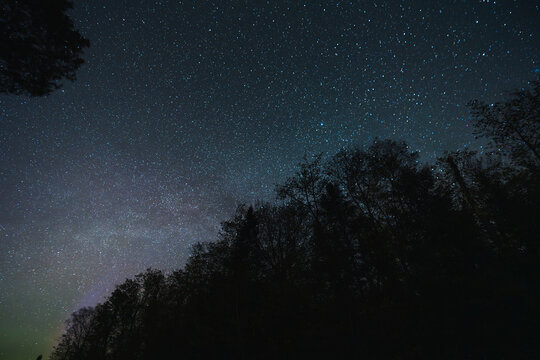 Milky way views at the cottage in spring