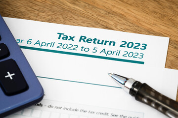 Tax return form UK 2023