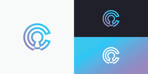 Logo for a new company letter c