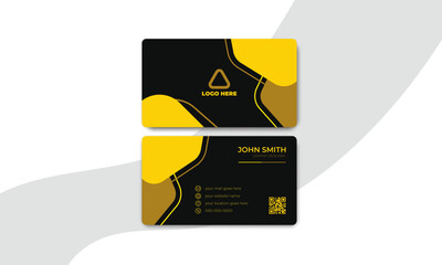 Corporate modern business card design in professional style.business card design	