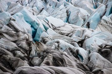 Fototapeta na wymiar Glacier in Iceland Climate Crisis glacier melting