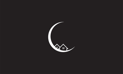 Obraz na płótnie Canvas Modern Home Real estate logo 
