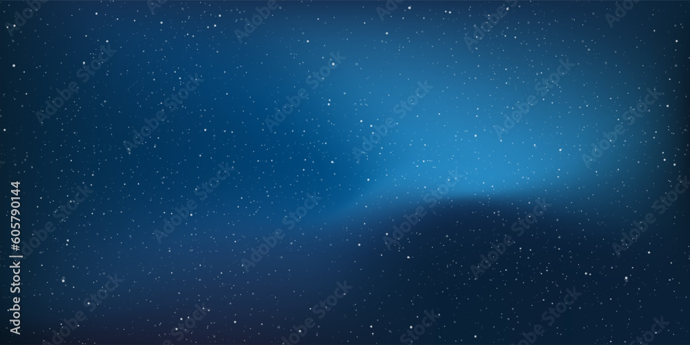 Wall mural star universe background, stardust in deep universe, milky way galaxy, vector illustration.