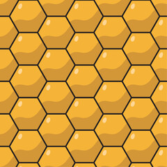 pattern with honeycombs