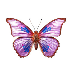 Purple hairstreak butterfly -  Neozephyrus quercus 1. Transparent PNG. Generative AI