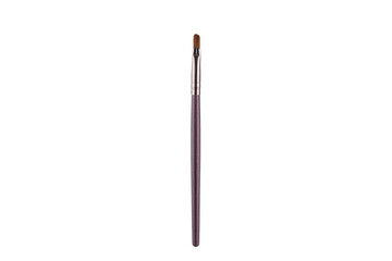 Makeup brush on a white background.
Cosmetic brush.