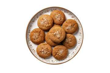 Chancay De Paico Aniseflavored Cookies, Peruvian Cuisine . Isolated On Transparent Background, Png. Generative AI