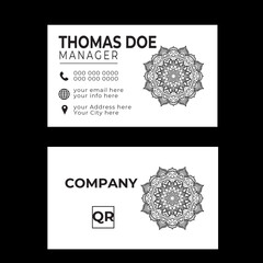 creative modern name card and business card
