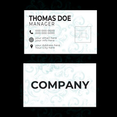 creative modern name card and business card