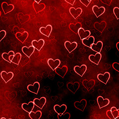 Red valentine background