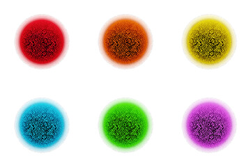 Pattern Glowing Orbs, Isolated, Transparent Background, they look great on dark background