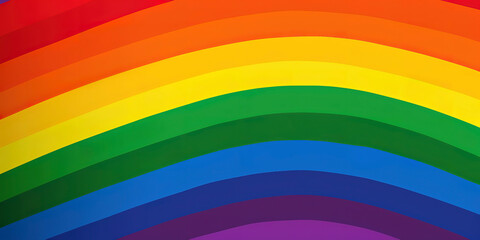 Colors of Pride: Honoring Diversity with the LGBTQ+ Flag's Vibrancy. Generated AI