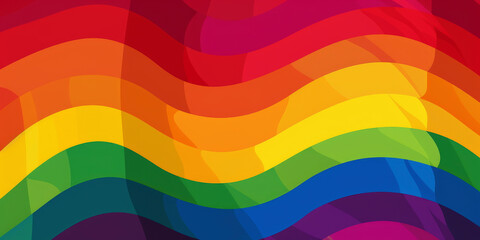 Colors of Inclusion: Embracing Equality with the LGBTQ+ Pride Flag. Generated AI