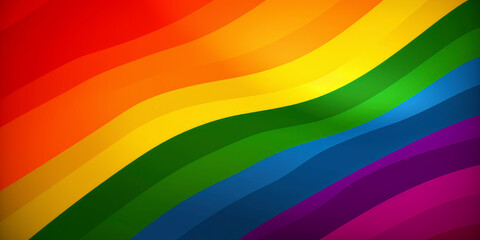 Colors of Inclusion: Embracing Equality with the LGBTQ+ Pride Flag. Generated AI