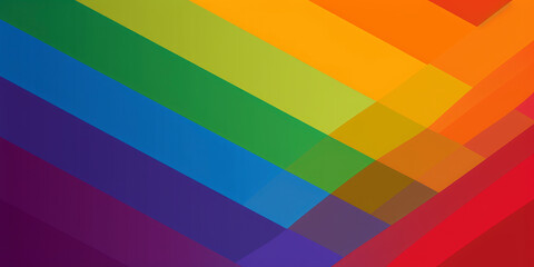 Obraz premium Colors of Inclusion: Embracing Equality with the LGBTQ+ Pride Flag. Generated AI