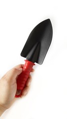 Garden shovel isolated on white background. Gardening tool equipment