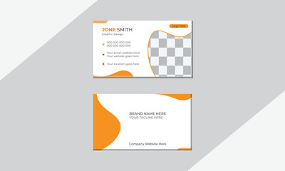 modern creative business card and name card,horizontal simple clean template vector design, layout in rectangle size.
