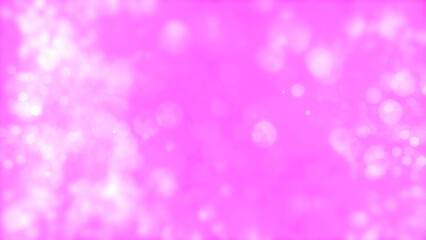beautiful reflecting pink or rose bright bokeh background - abstract 3D illustration