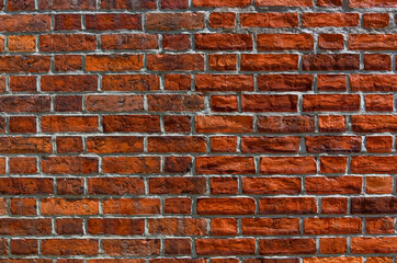 an old wall of old red brick, an old building, as a background 25