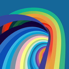 Rainbow abstraction background. Colored rainbow in vector. Printable rainbow
