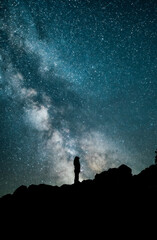 Milkyway with Person