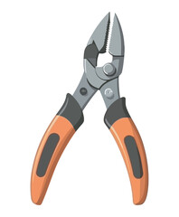 Metallic tools for construction industry pliers