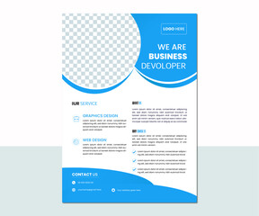 Creative professional a4 flyer,magazine cover template. Modern green leaf, cover modern layout, annual report, poster, flyer in A4 with colorful triangles.