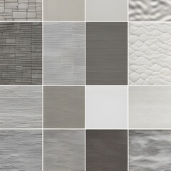 set of textures of different material and color
