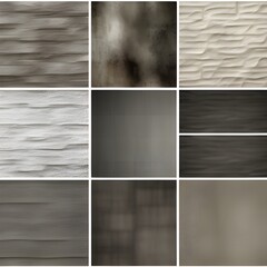 set of textures of different material and color