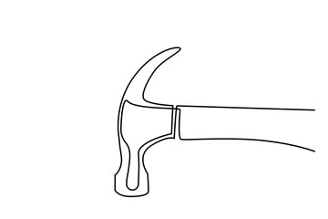 hammer work object line art
