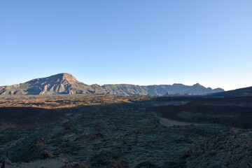 Fototapeta na wymiar Scenic view of landscape in Teide National Park
