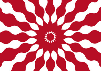 Fondo floral rojo sobre fondo blanco