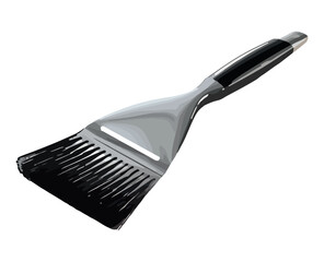 Paintbrush handle, white background