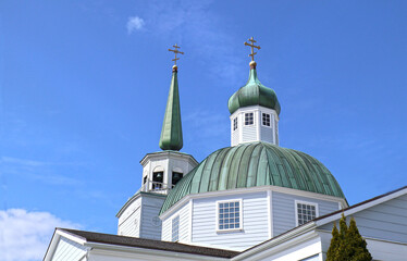 Sitka, Alaska, USA. Historic St. Michael 's Orthodox Church. Established since Russian period.