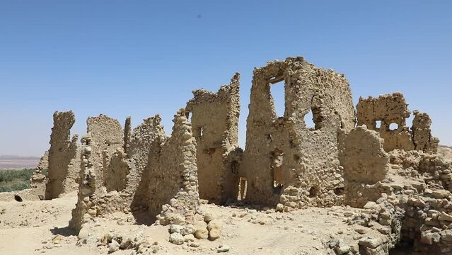 Beautiful view of the Oracle Temple in Siwa Oasis, Egypt