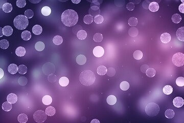 Obraz na płótnie Canvas background seamless glowing bokeh blur polka dot circles background texture in digital lavender color of the year for 2023 contemporary trendy lilac violet purple backdrop pattern wit generative ai